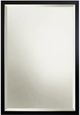 Stylecraft Black Beveled Framed Wall Mirror-0