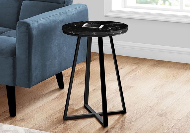 Monarch Specialties Inc. 22"H Black Accent Table-1