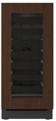U-Line® Seamless Collection 15" 2.8 Cu. Ft. Panel Ready Wine Refrigerator with Glass Door-0