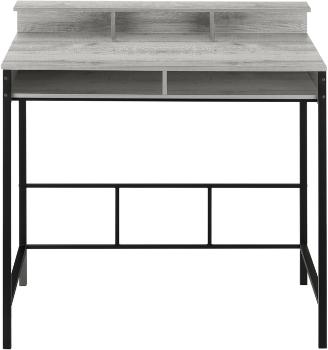 Monarch Specialties Inc. Black/Grey Standing Computer Desk-0