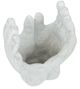 A & B Home Soft Gray Cupped Hands Planter-3