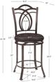 Linon Calif Coffee/Espresso Counter Stool-2