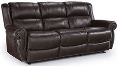 Best Home Furnishings® Terrill Leather Power Space Saver® Sofa
