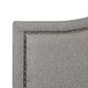 Olliix by Madison Park Nadine Grey Queen Upholstery Headboard-2