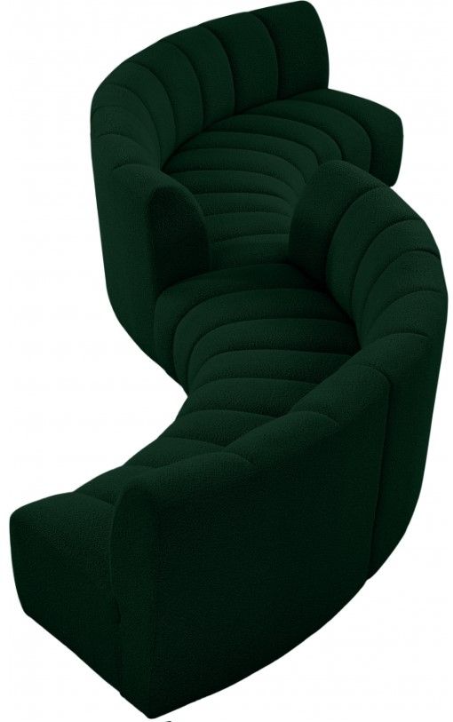 Meridian Furniture Infinity 6-Piece Green Modular Sectional Set-3
