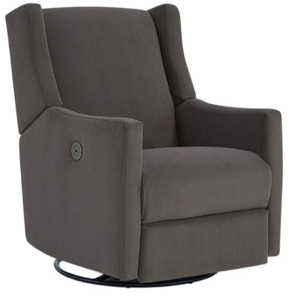 Best® Home Furnishings Customizable Lillian Power Swivel Glider Recliner-0