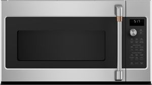 Café™ 1.7 Cu. Ft. Stainless Steel Over The Range Microwave Front view of the Café™ 1.7 Cu. Ft. Stainless Steel Over The Range Microwave