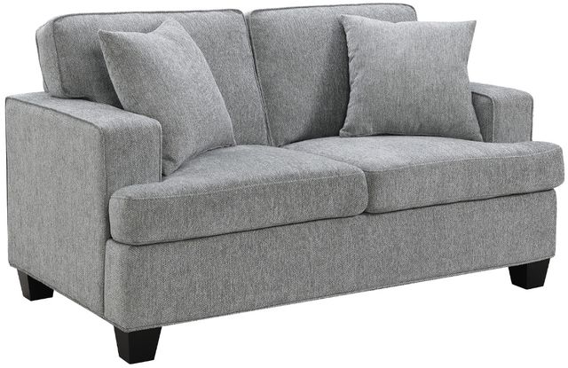 Intercon Baldwin Dalton Graphite Loveseat-0
