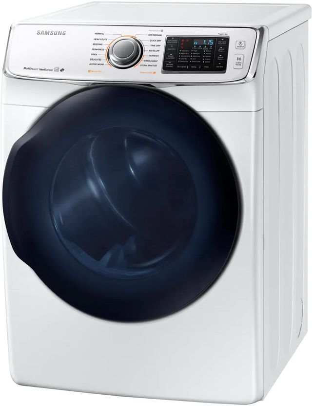 Samsung 7.5 Cu. Ft. White Front Load Gas Dryer-2