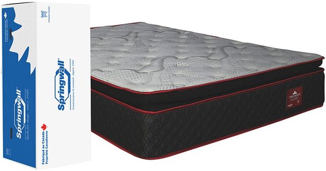 Springwall® True North Chiropractic® Columbia 13" Wrapped Coil Plush Pillow Top Queen Mattress in a-2