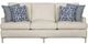 Fairfield® Customizable Libby Langdon Remy Sofa with Champagne Legs-1