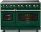 Viking® 5 Series 48" Ivy Pro Style Induction Range with Brushed Brass Trim-4