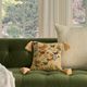 Nourison Home™ Mina Victory Vintage Pillow Blush 12"x12" Throw Pillow-3