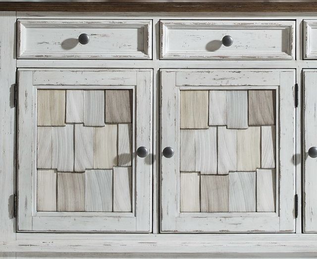 Liberty Furniture River Place Riverstone White/Tobacco Accent Server-1