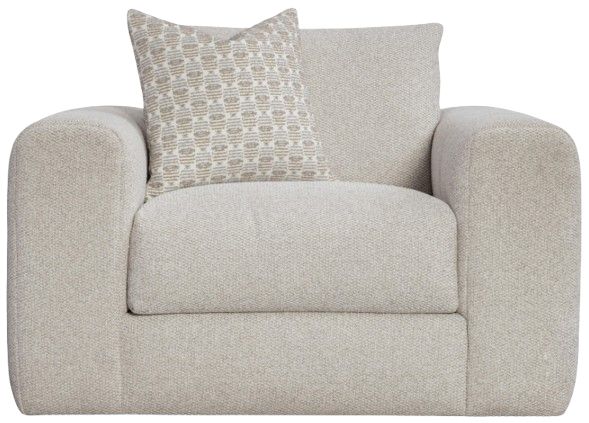 Bernhardt Vista Bernhardt Living Gray Swivel Chair-3
