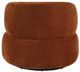 Homelegance® Ruvo Rusty Orange Swivel Chair-5