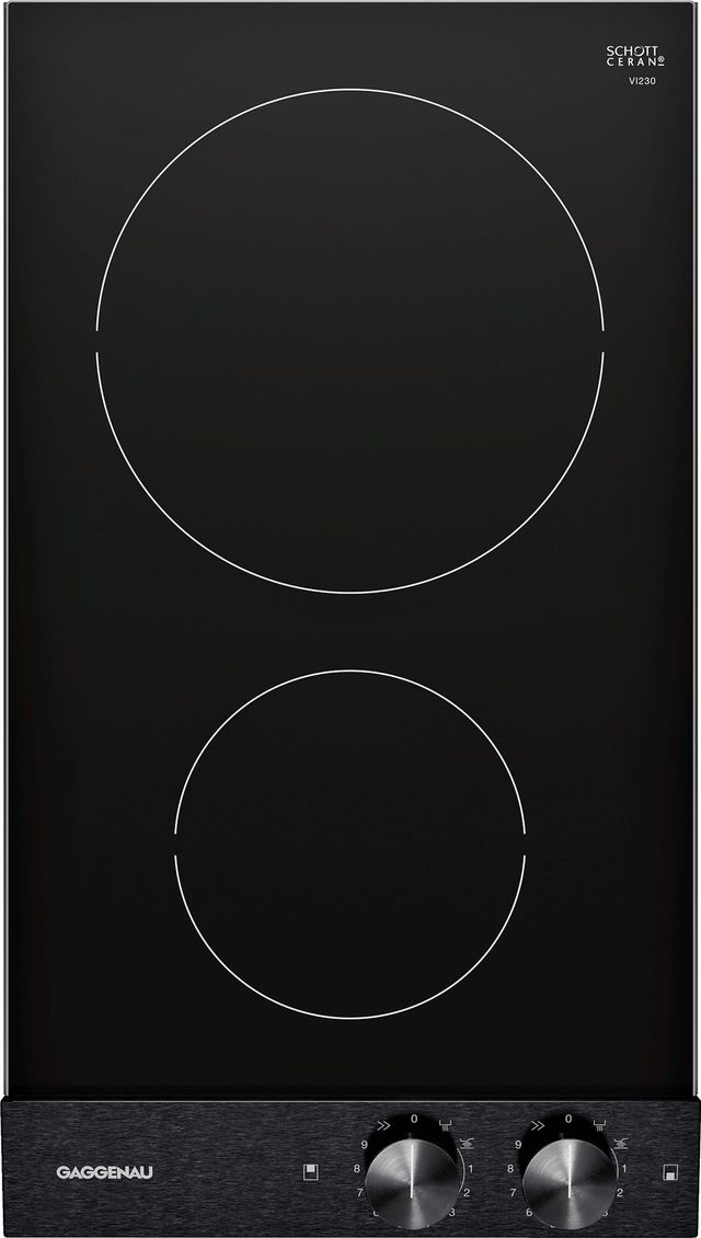 Gaggenau Vario 200 Series 12" Black Induction Cooktop