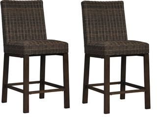 Signature Design by Ashley® Paradise Trail 2-Piece Brown Bar Stool