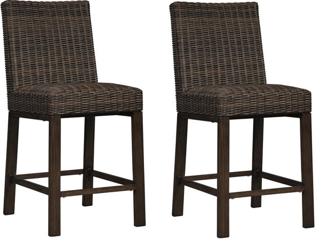 Signature Design by Ashley® Paradise Trail Brown Bar Stool-3