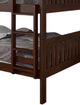 Donco Kids Austin Dark Cappuccino Youth Full/Full Mission Bunkbed-3