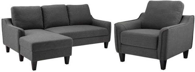 Signature Design by Ashley® Jarreau 2-Piece Gray Living Room Set-0