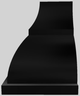 Vent-A-Hood® Designer Series 36" Black Wall Mounted Range Hood-1