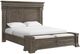 Elements International Kings Court Gray King Panel Storage Bed-0