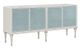 ACME Furniture Ansaldo Pearl White/Silver Shimmer Console Cabinet-0