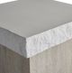 Bernhardt Beauclair Vintage Crema Side Table with Flaxen Base-4
