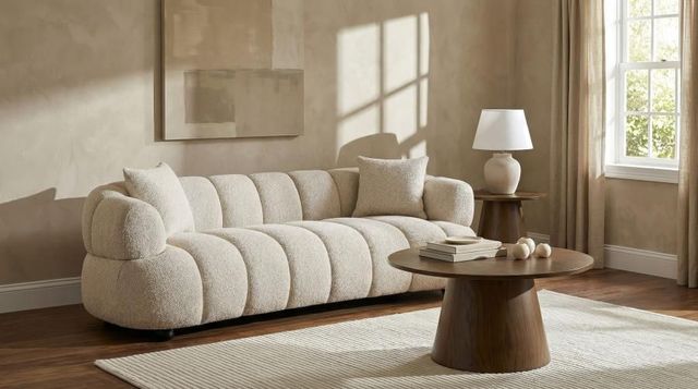 Coaster® Whitney Pebble Upholstered Sofa-1