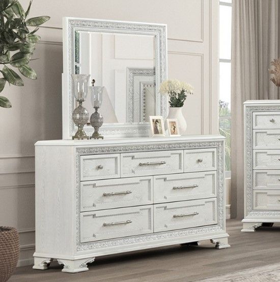 Furniture of America® Stella Mia Creamy White Dresser-2