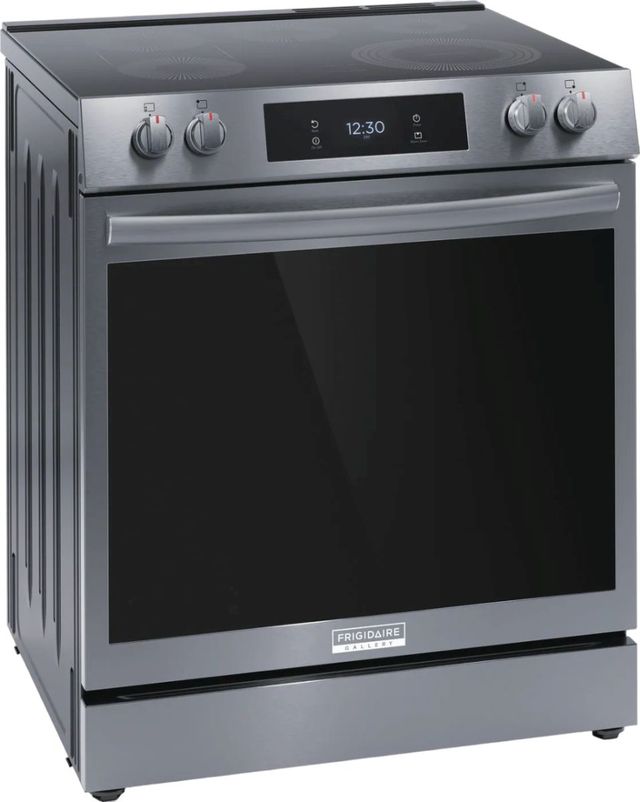 Frigidaire Gallery® 30" Smudge-Proof® Black Stainless Steel Slide-In Electric Range-3