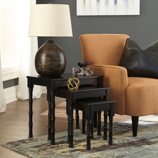 Signature Design by Ashley® Dasonbury 3-Piece Black Accent Table-4