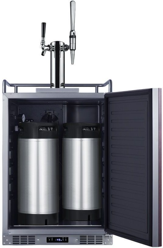 Summit® 24" Panel Ready Built In Kegerator-2