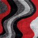 Furniture of America® Vancouver Black/Gray/Red Area Rug-1