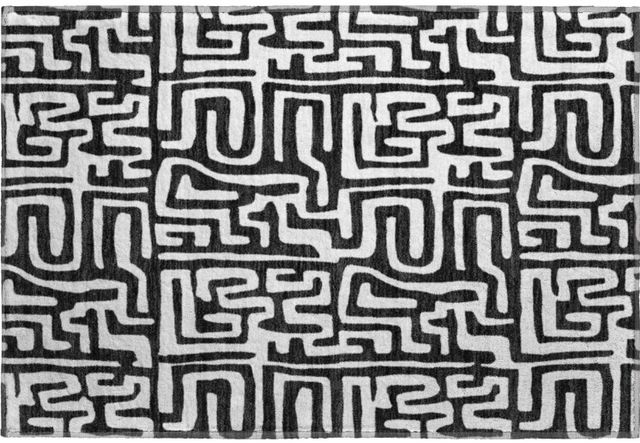 Dalyn™ Rug Company The Reserve TR1 Black 5'x8' Area Rug-1
