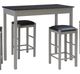 Linon Lancer 5-Piece Gray Tavern Set-1
