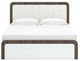 Signature Design by Ashley® Mazilar Brown/White King Upholstered Panel Bed-1