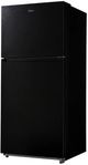 Midea® 30" 20.5 Cu. Ft. Black Top Freezer Refrigerator-3