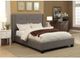 Modus Furniture Geneva Madeleine Dolphin California King Wingback Upholstered Platform Bed-1