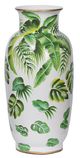 A & B Home Green/Orange/White Vase-1