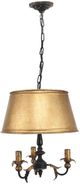 A & B Home Weston Black/Gold Chandelier-0