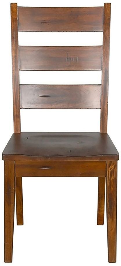 Sunny Designs™ Tuscany Vintage Mocha Ladderback Chair-2