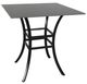 CabanaCoast® Customizable Monaco Stone 42" Outdoor Square Bar Table-5