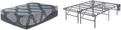 Sierra Sleep® by Ashley® Hybrid Gray King Mattress Set