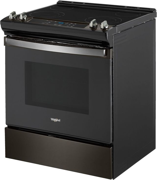 Whirlpool® 30" Black Stainless Slide In Electric Range-2