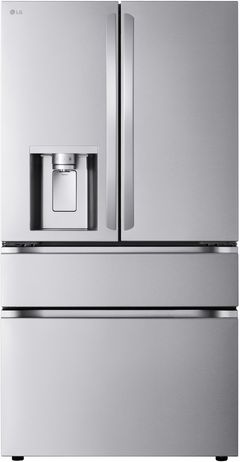 LG 36 in. 24.5 Cu. Ft. Printproof™ Stainless Steel Counter Depth French Door Refrigerator