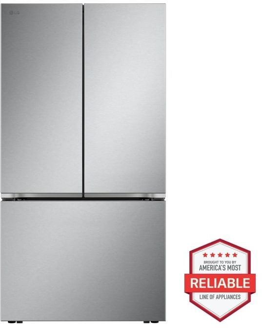 LG 36 in. 31.7 Cu. Ft. Stainless Steel Smart Standard-Depth MAX™ French Door Refrigerator