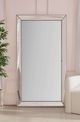 Bassett Mirror Ashley Silver/White Floor Mirror-2