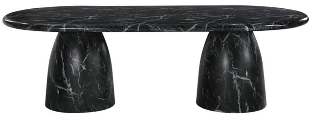 Meridian Furniture Cosenza Black 96" Indoor/Outdoor Concrete Dining Table-1